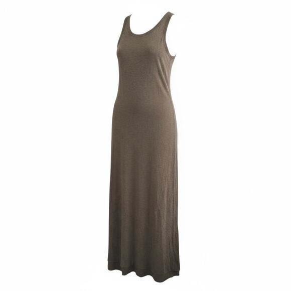 Haider Ackermann Wool Maxi Dress in Sepia size FR 36 Layered Tank - Picture 1 of 11